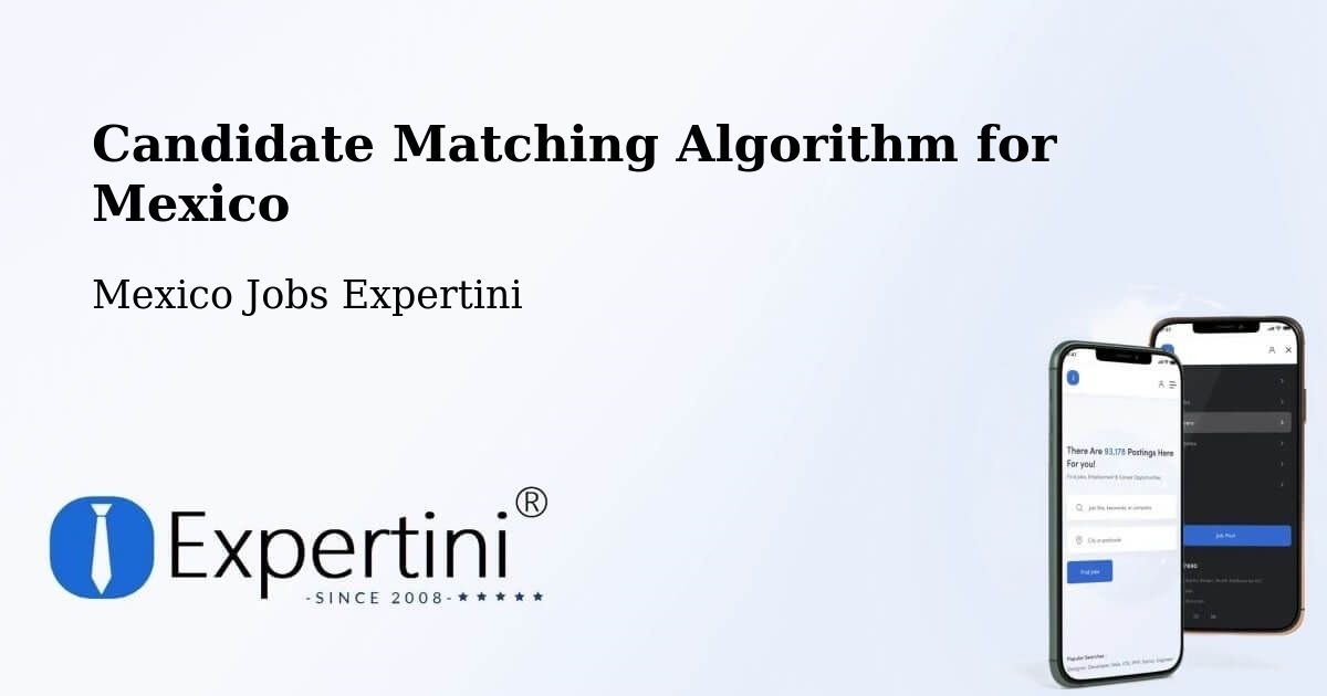Candidate Matching Algorithm Overview – El Nilo - Mexico Jobs Expertini