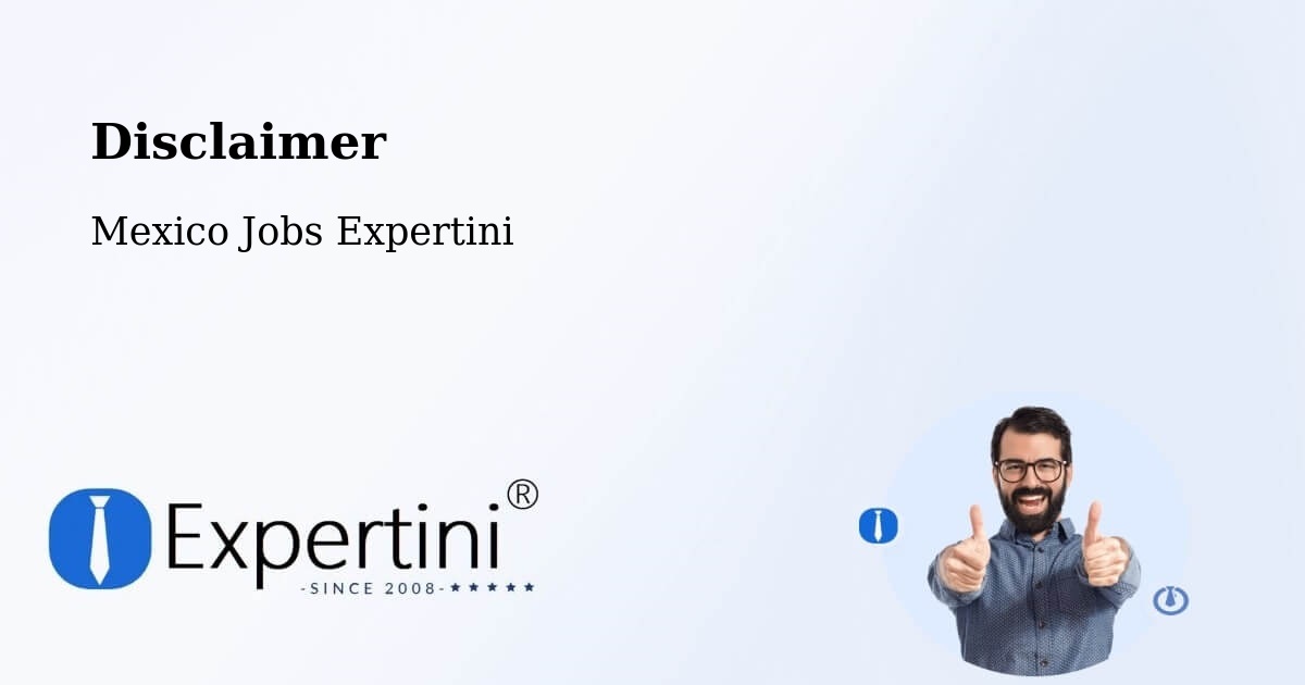 Disclaimer – El Nilo - Mexico Jobs Expertini