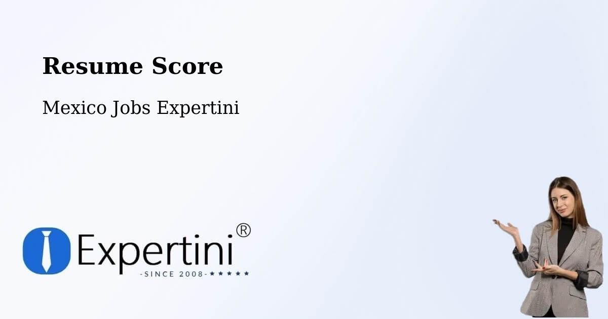 Resume Score & Job Description Match Tool – El Nilo - Mexico Jobs Expertini